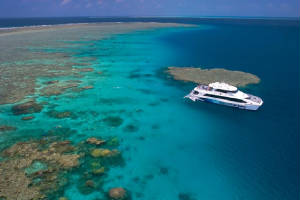 Dive Boat on Great Barrier Reef